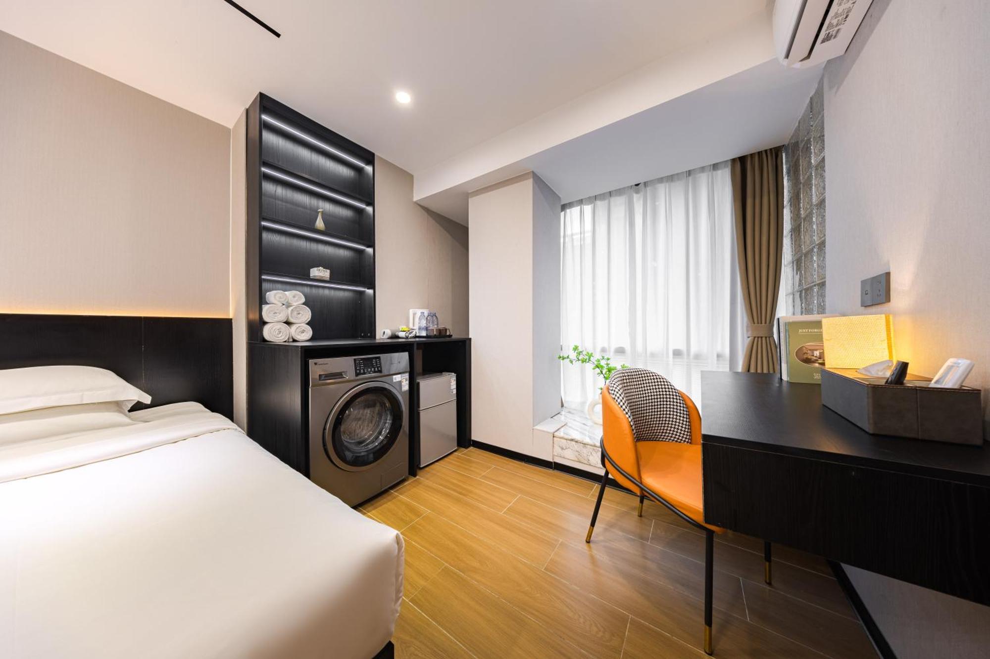 Yu Manju High-Floor Huge-Screen Audiovisual Hotel-Guangzhou Tower Zhujiang New Town Sports West Road Branch Exteriör bild