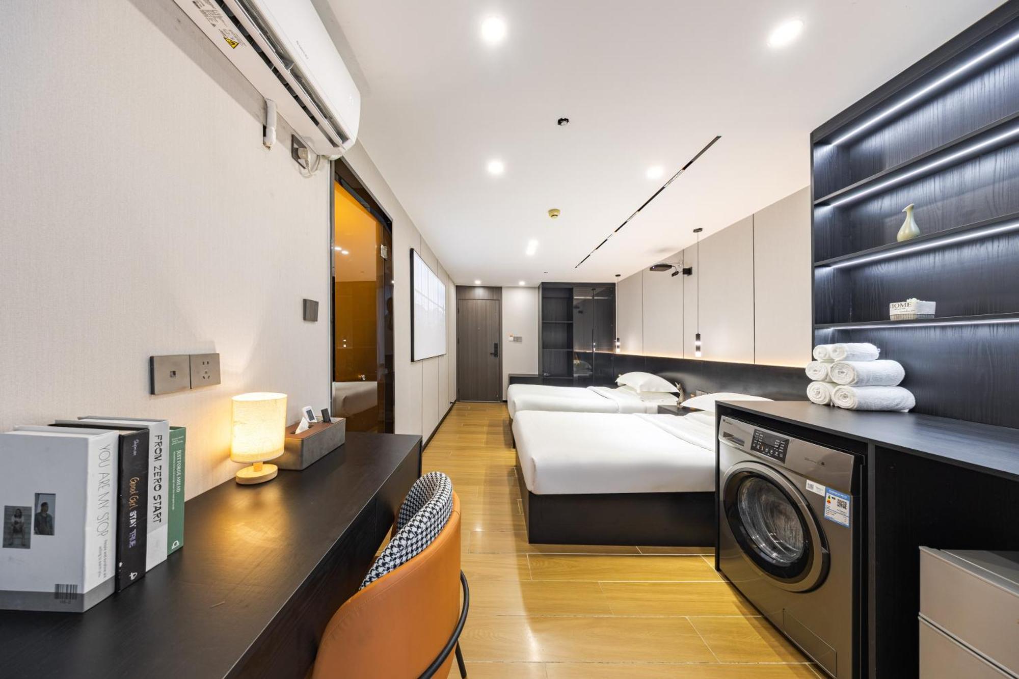 Yu Manju High-Floor Huge-Screen Audiovisual Hotel-Guangzhou Tower Zhujiang New Town Sports West Road Branch Exteriör bild