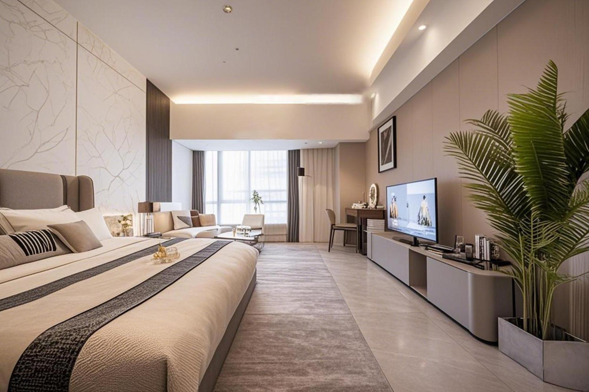 Yu Manju High-Floor Huge-Screen Audiovisual Hotel-Guangzhou Tower Zhujiang New Town Sports West Road Branch Exteriör bild