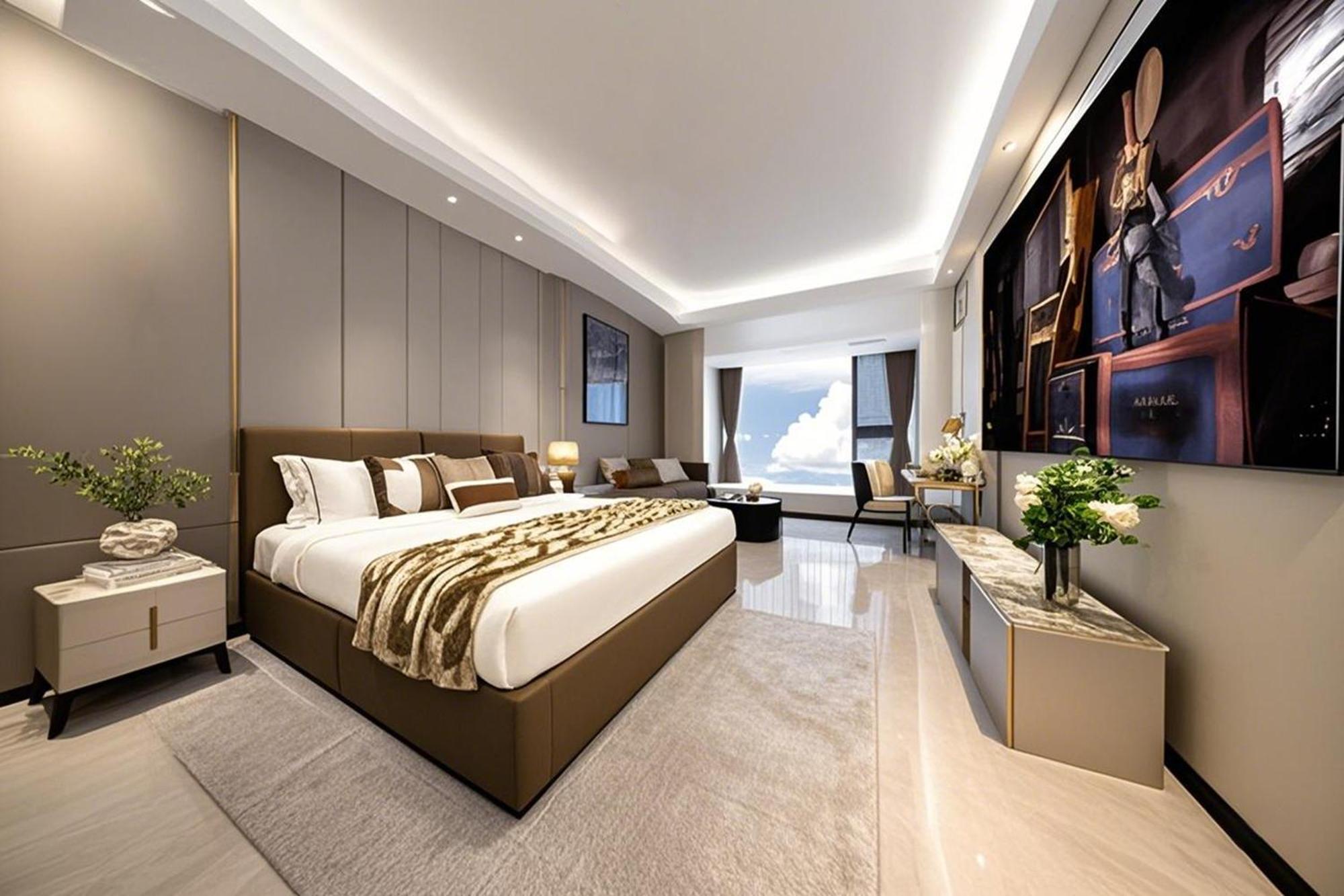 Yu Manju High-Floor Huge-Screen Audiovisual Hotel-Guangzhou Tower Zhujiang New Town Sports West Road Branch Exteriör bild